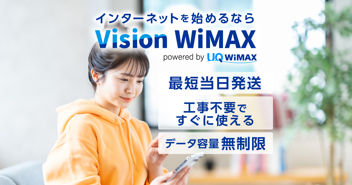 Vision WiMAXの口コミ・評判