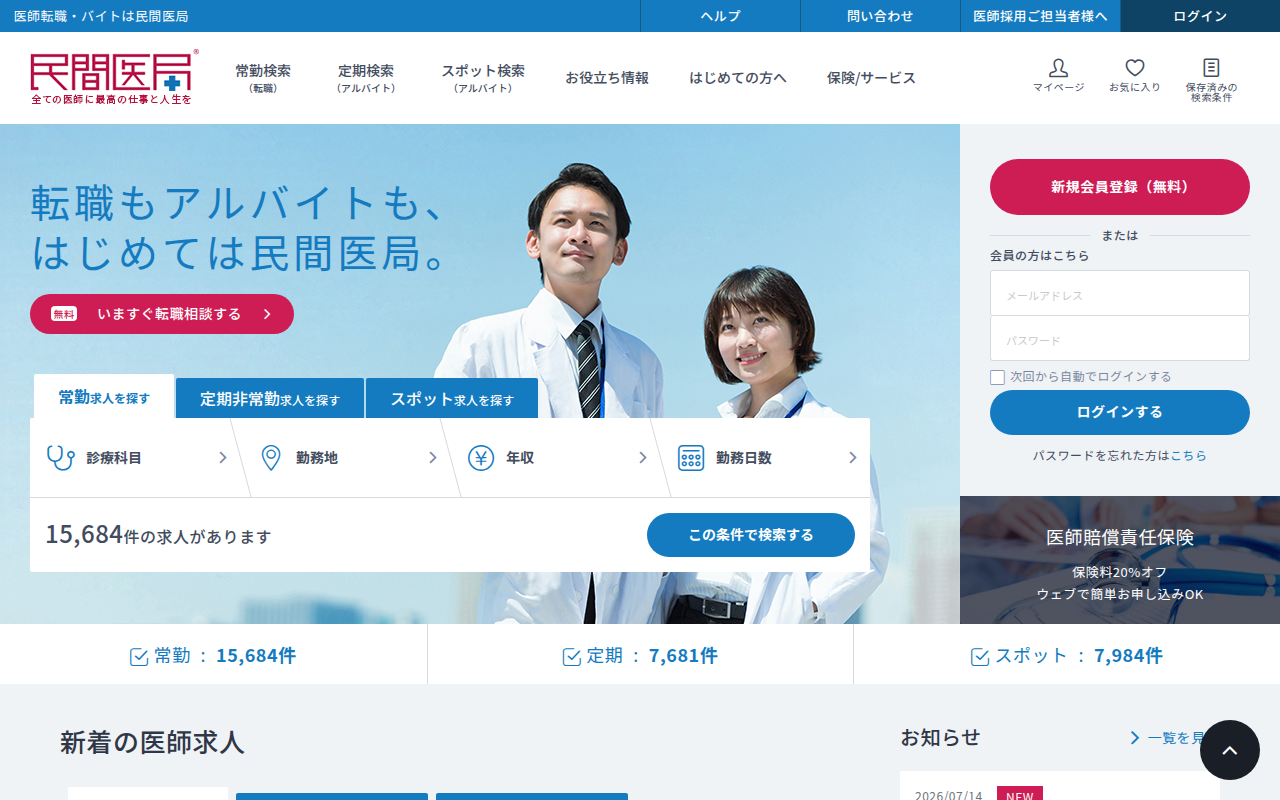 民間医局の口コミ・評判